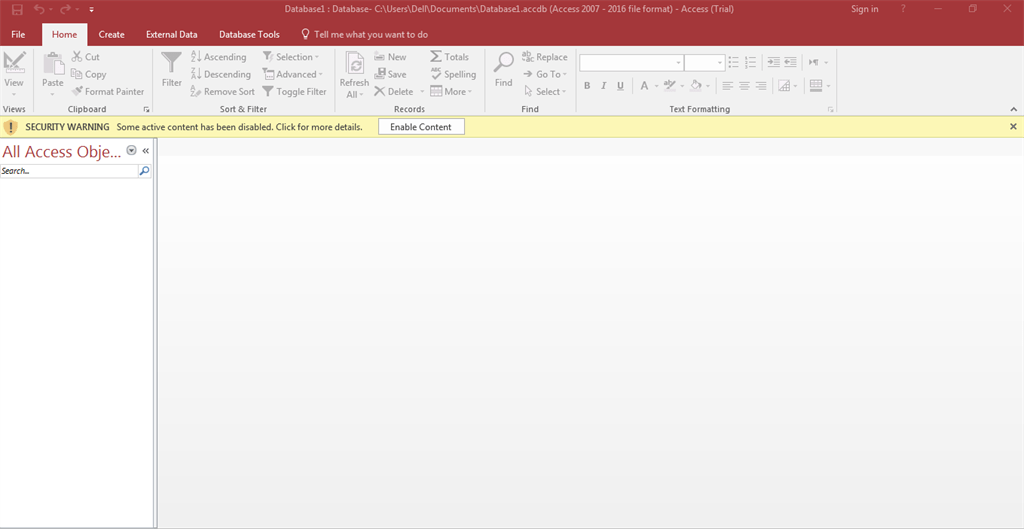 How To Create Forms In MS Access 2016